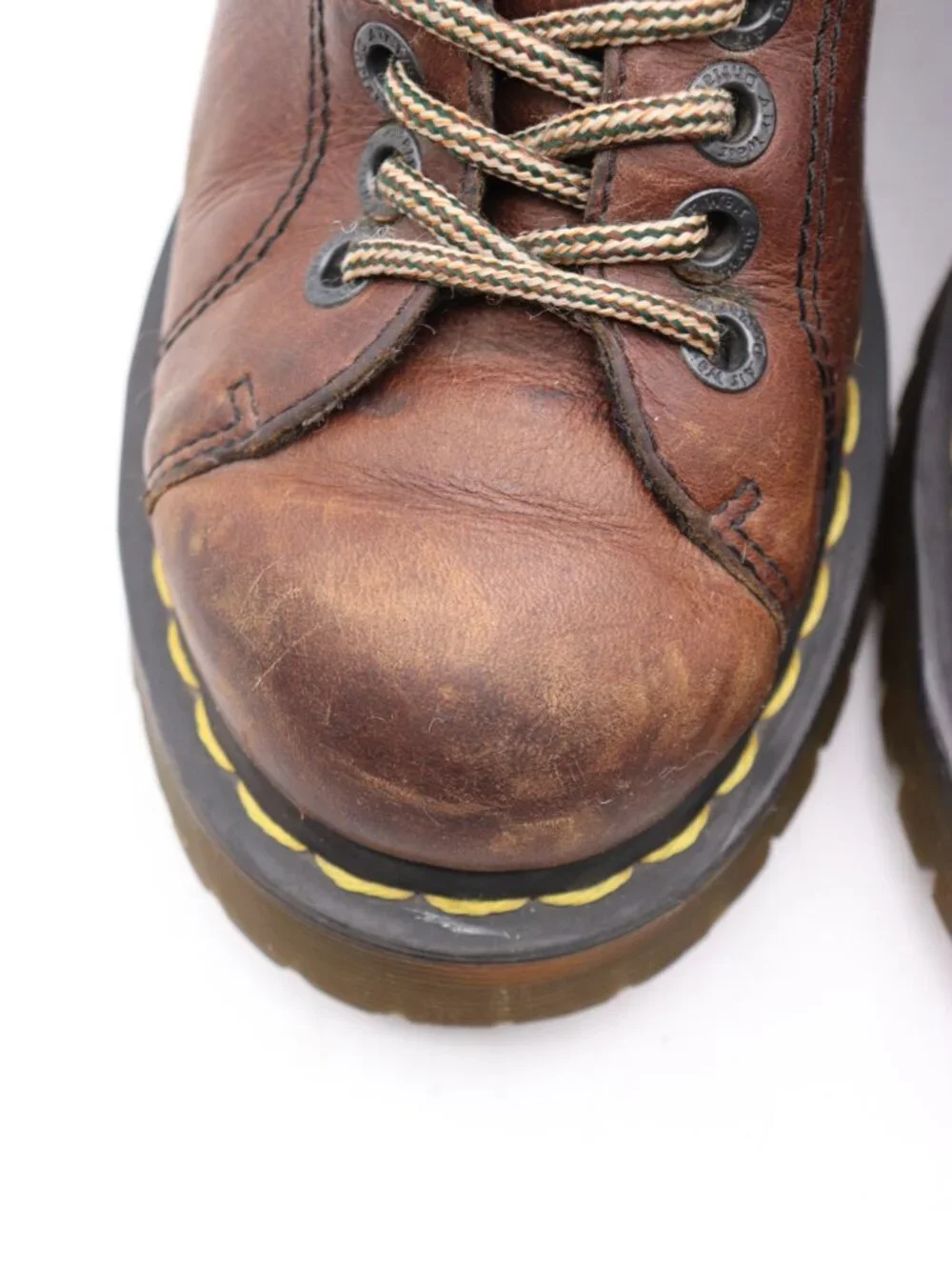 Doc Dr. Martens 8312 Men's 7 Women's 8 Made England Brown Leather Chunky Lace Up